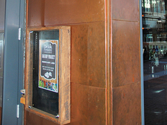 Interior copper cladding at Caspari on the Charlottesville Downtown Mall